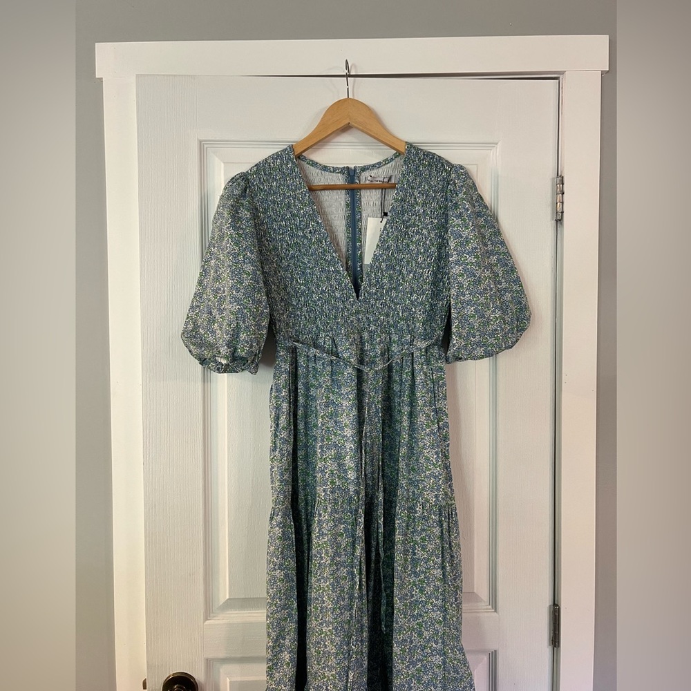 Faithfull The Brand Renata Midi Dress In La Guardia Floral - New with Tags - Picture 5 of 13